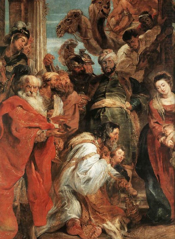 RUBENS, Pieter Pauwel The Adoration of the Magi (detail) f china oil painting image